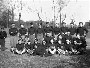 Mohawk football team group photo ca.  between 1918 and 1920