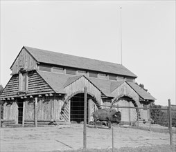Buffalo House, National Zoo Park ca.  between 1918 and 1920
