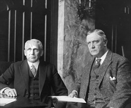 L to R: Senator Frank Kellogg, Senator Harry S. New ca.  between 1918 and 1920