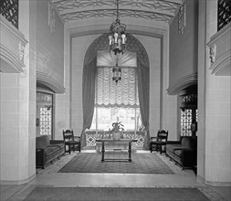 Lobby interior of Chastillon Hotel ca.  between 1918 and 1928