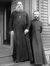 Arch Bishop Patiou of the Russian (Greek Orthodox) Church the highest living priest (Pope of the Russians), Bishop Alexander Archimande, head of the Russian Church in U.S. ca.  between 1918 and 1928
