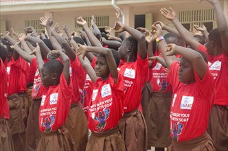Children celebrate Handwashing Day in Lekma South Cluster of Schools (Ghana) ca. 27 September 2012