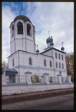Church of the Dormition (1793-1820), southwest view, Eniseisk, Russia; 1999