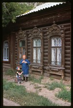 Log house, Turgenev Street #59 (late 19th century), Tiumen, Russia 1999.