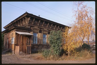Wooden house, Sedov Street #68 (around 1900), Irkutsk, Russia; 1999