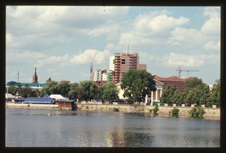 Cheliabinsk panorama, with Miass River and Kirov Street, Cheliabinsk, Russia; 2003