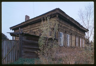 Wooden house, Sedov Street #70 (around 1900), Irkutsk, Russia; 1999