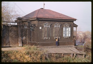 Wooden house, Griaznov Street #38 (late 19th century), Irkutsk, Russia; 1999