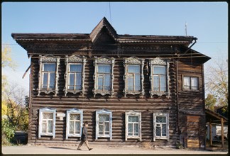 Wooden house, Shishkov Street #30 (around 1900), Tomsk, Russia; 1999