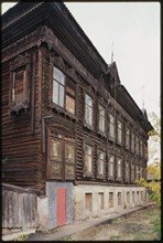 Wooden house, Istochnaia Street(?) (around 1900), Tomsk, Russia; 1999