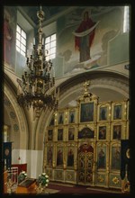 Church of the Intercession, (1914), interior, icon screen, Ussuriisk, Russia; 2000