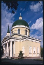 Cossack Cathedral of St. Nicholas (1833-40), southeast view, Omsk, Russia 1999.