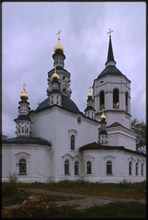 Church of the Kazan Icon of the Mother of God (formerly of Bogoroditse-Alekseevskii Monastery) (1767-1789), northeast view, Tomsk, Russia; 1999