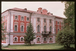 Chambers of Bishop Joseph Zolotoy (1764-69), east facade, Vologda, Russia 1995.