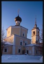 Church of John the Baptist in Roshchenie (1710-17), northeast view, Vologda, Russia 1998.