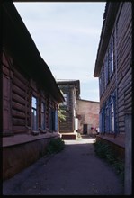 Log houses, Uchebnaia Street #55 & 57 (late 19th century), Omsk, Russia 1999.
