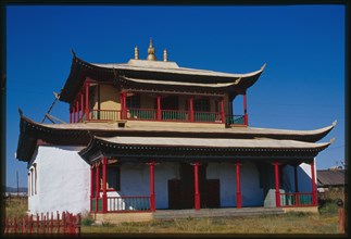 Gusinoe Ozero (town), Datsan, Temple Maidari (late 19th century), Gusinoe Ozero, Russia; 2000