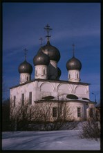 Cathedral of the Transfiguration (in Belozersk kremlin) (1668-70s), southeast view, Belozersk, Russia; 1998