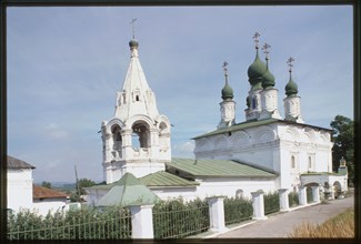 Transfiguration Convent, Church of the Transfiguration (1683-92), southwest view, Solikamsk, Russia 1999.