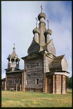 Church of the Hodigitria Icon of the Virgin (1763), southeast view, Kimzha, Russia; 2000