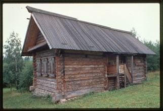 Igoshev house, from village of Gribany (mid-19th century), reassembled at Khokhlovka Architectural Preserve, Russia 1999.