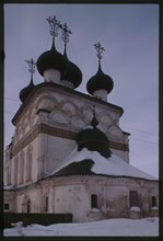 Church of the Merciful Savior (1716-23), southeast view, Belozersk, Russia; 1998