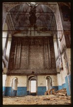 Church of the Entry into Jerusalem (1774-94), interior, east view, Tot'ma, Russia 1998.
