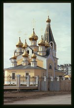 Church of the Transfiguration, (1845), northeast view, Yakutsk, Russia; 2002