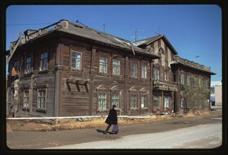 Apartment house, Lermontov Street, (around 1930), Yakutsk, Russia; 2002