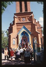 Cathedral of the Annunciation (former Catholic church), (1895), west view, Blagoveshchensk, Russia; 2002