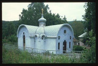 Church of the Trinity in Nazarovka, Baptistry (20th century), northwest view, Zlatoust, Russia; 2003
