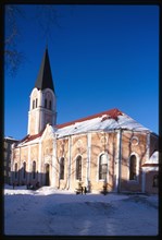 Lutheran Church of St. Catherine (1768), southeast view, Arkhangelsk, Russia 2000.