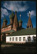 Church of Saint Nicholas Mokryi (1665-72), northeast view, Yaroslavl, Russia 1996.