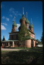 Church of Saint Nicholas Mokryi (1665-72), southeast view, Yaroslavl, Russia 1996.
