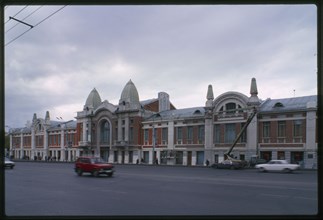 City Trading Center (1911). Designed by the noted Siberian architect Andrei D. Kriachkov, this building served as the main administrative and commercial center of the city, Novosibirsk, Russia 1999.