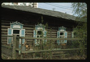 Zhirkov house (Yaroslavskii Street 16), (around 1910), Yakutsk, Russia; 2002