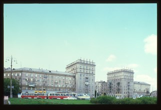 Apartment buildings, Metallurgists Square (1951-53), Magnitogorsk, Russia; 2003