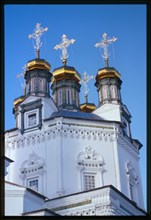 Church of the Trinity (1703-12), southwest view, Verkhotur'e, Russia 1999.