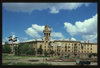 Aaprtment buildings, Gorkii Square (around 1952), Magnitogorsk, Russia; 2003