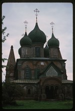 Church of Saint John Chrysostome in Korovniki (1649-54), west facade, Yaroslavl, Russia; 1987