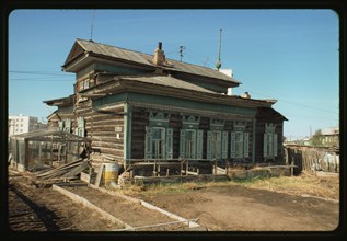 Log house (Potapov Street 27), (around 1900), Yakutsk, Russia; 2002