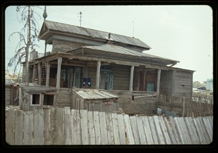 Log house (Potapov Street 27), (around 1900), Yakutsk, Russia; 2002