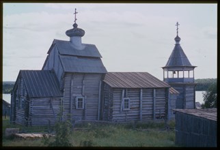 Church of St. Nicholas (1705), northeast view, Kovda, Russia; 2001