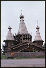 Cathedral of the Dormition (1711-1717), west facade, Kem, Russia; 2000