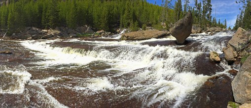 Rapids on the Gibbon River in Yellowstone National Park; Date: 6 June 2015