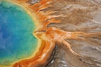 Grand Prismatic Spring in Yellowstone National Park; Date: 22 June 2006