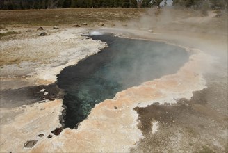 Ojo Caliente Spring in Yellowstone National Park; Date: 26 August 2014