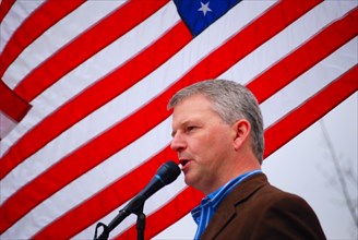 James Dickey, (future leader of the Texas Republican Party) at a Tea Party rally in Dallas, TX (one of the first in the United States on Feb. 26 2009)