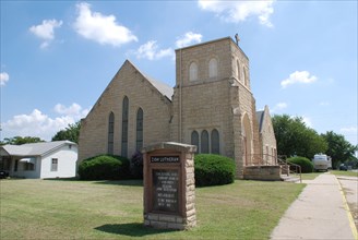 Zion Lutheran Church building in a small town in Argonia, KS