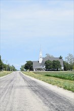 St. Paul's Lutheran Church in farming community of Woodworth, Illinois
